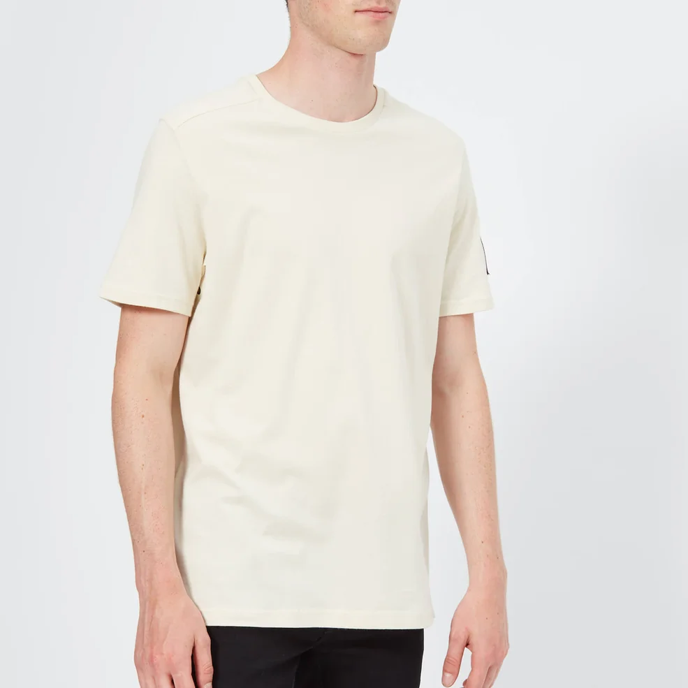 The North Face Men's Short Sleeve Fine 2 T-Shirt - Vintage White/Asphalt Grey Image 1