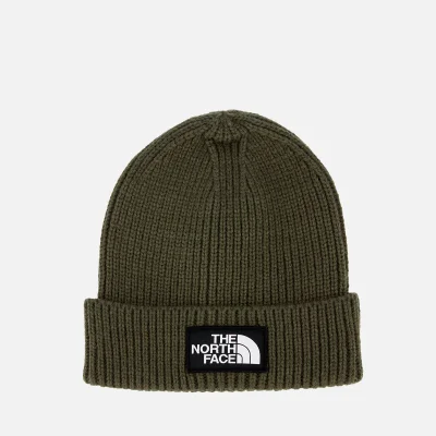 The North Face Men's TNF Logo Box Cuffed Beanie - New Taupe Green