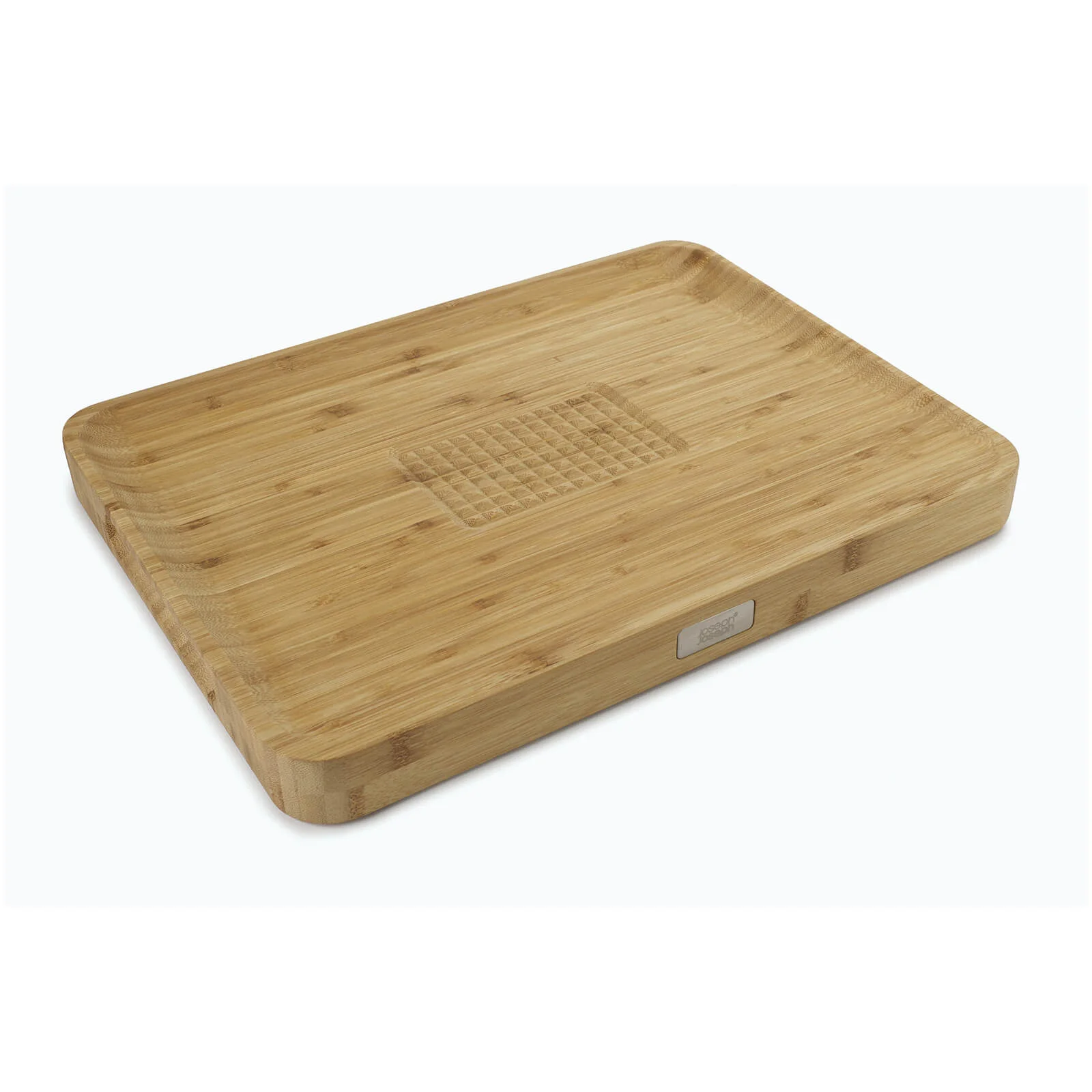 Joseph Joseph Cut & Carve Chopping Board - Bamboo Image 1