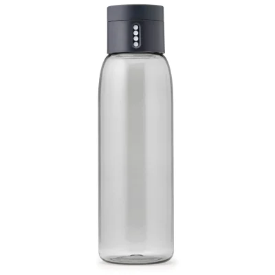 Joseph Joseph Dot Hydration-Tracking Water Bottle - Grey 600ml