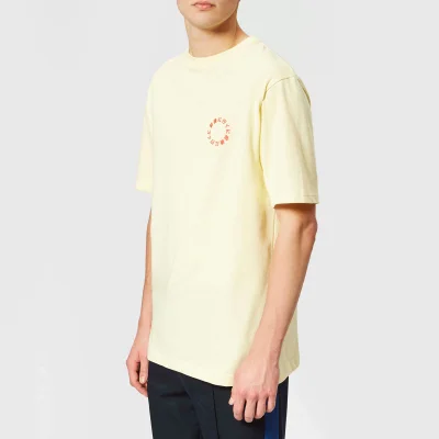 Axel Arigato Men's Japanese Circle Graphic T-Shirt - Pale Yellow