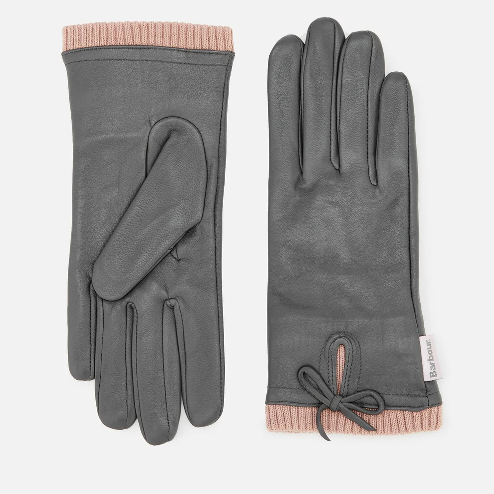 Barbour Women's Dovedale Gloves - Grey Image 1