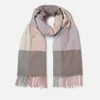 Barbour Women's Pastel Check Scarf - Blue/Pink/Grey - Image 1