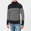 Armor Lux Men's Camionneur Heritage Knitted Jumper - Iroise Chine/Nature - Image 1