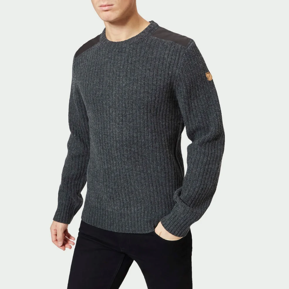 Fjallraven Men's Singi Knit Sweater - Dark Grey Image 1