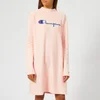 Champion Women's High Neck Sweatshirt Dress - Pink - Image 1