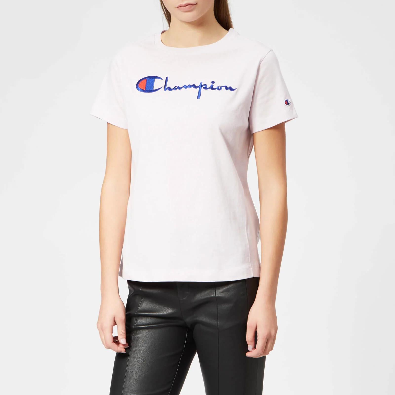 Champion Women's Crew Neck T-Shirt - Lilac Image 1