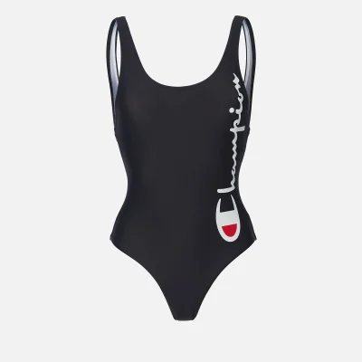 Champion Women's Swimming Suit - Charcoal
