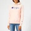 Champion Women's Hooded Sweatshirt - Pink - Image 1