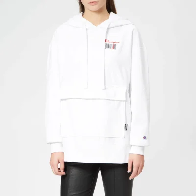 Champion Women's Hooded Sweatshirt - White
