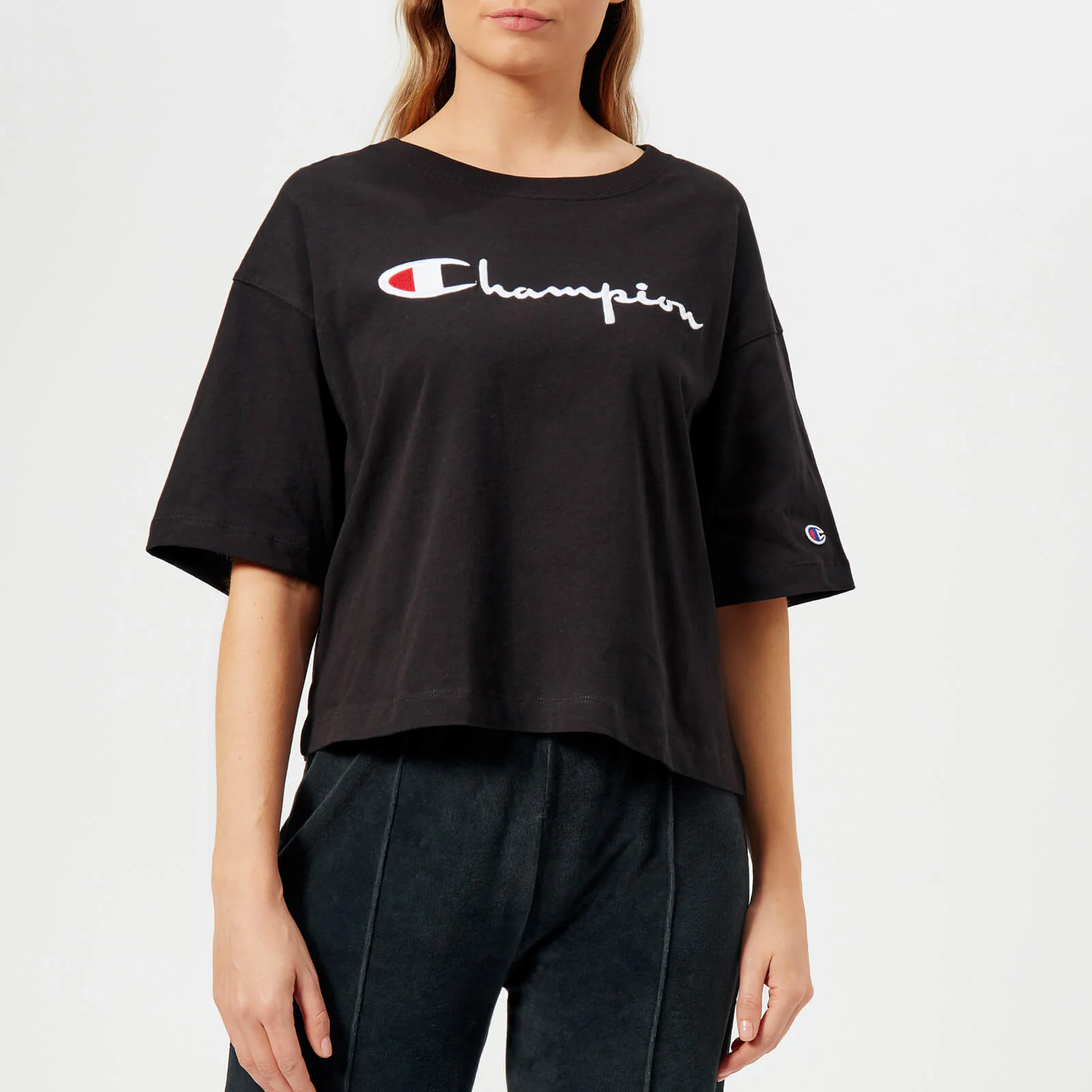 Champion Women's Maxi T-Shirt - Black Image 1