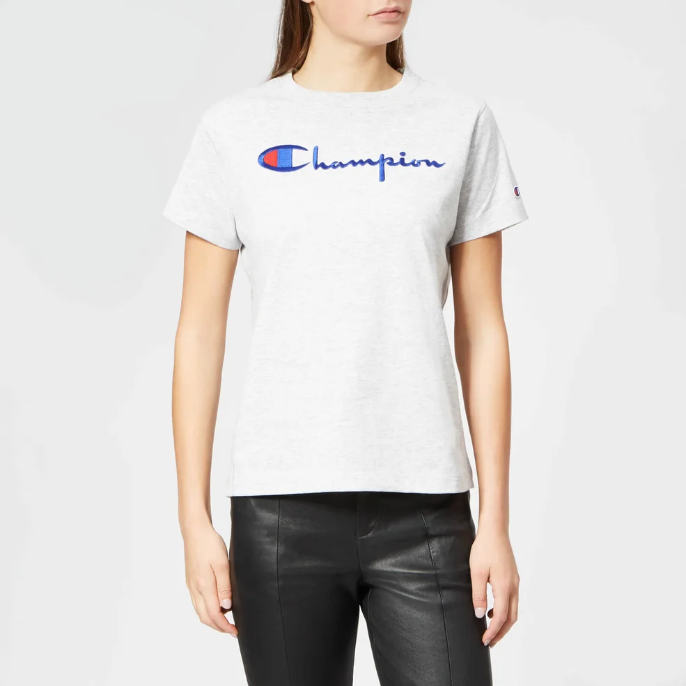 Champion Women's Crew Neck T-Shirt - Grey Image 1