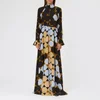 Stine Goya Women's Regitze Hexigons Silk Maxi Dress - Hexigons Amber - Image 1