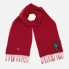Barbour Men's Plain Lambswool Scarf - Red - Image 1