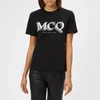McQ Alexander McQueen Women's Short Sleeve Band T-Shirt - Darkest Black - Image 1