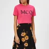 McQ Alexander McQueen Women's Short Sleeve Band T-Shirt - Acid Pink - Image 1