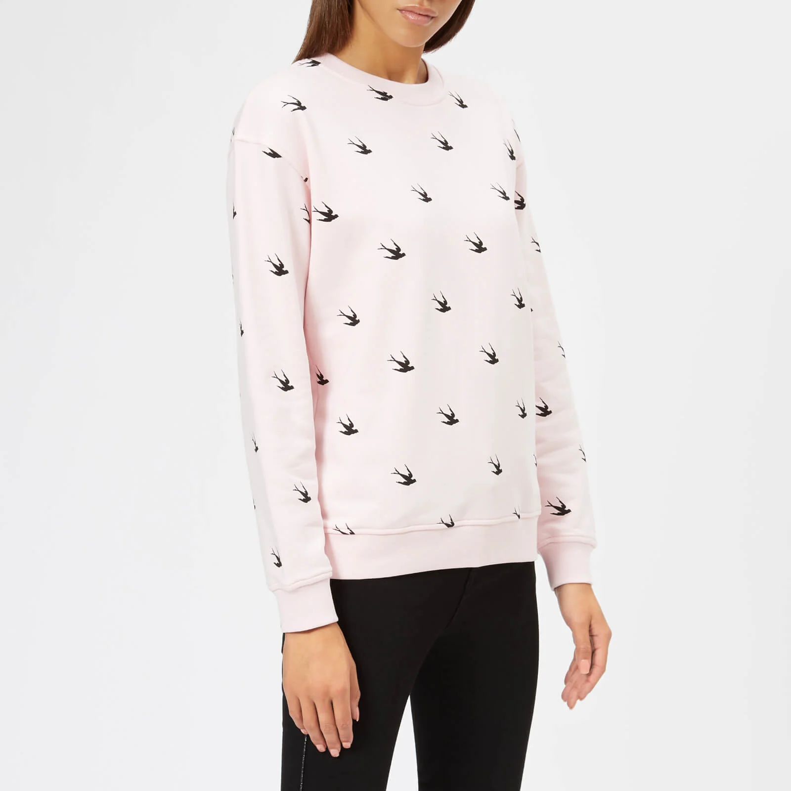 McQ Alexander McQueen Women's Classic Sweatshirt - Post It Pink Image 1