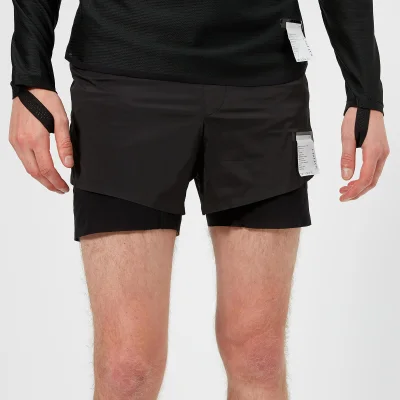 Satisfy Men's Long Distance 3" Shorts - Black Silk