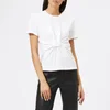 T by Alexander Wang Women's High Twist Jersey T-Shirt with Twist Front Detail - White - Image 1