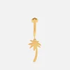 Anni Lu Women's Palm Tree Single Hoop Earring - Gold - Image 1