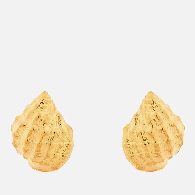 Anni Lu Women's Conch Shell Earrings - Gold