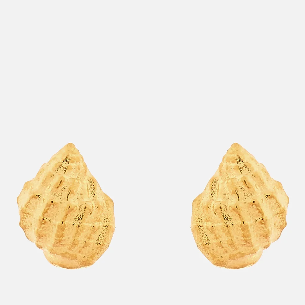 Anni Lu Women's Conch Shell Earrings - Gold Image 1