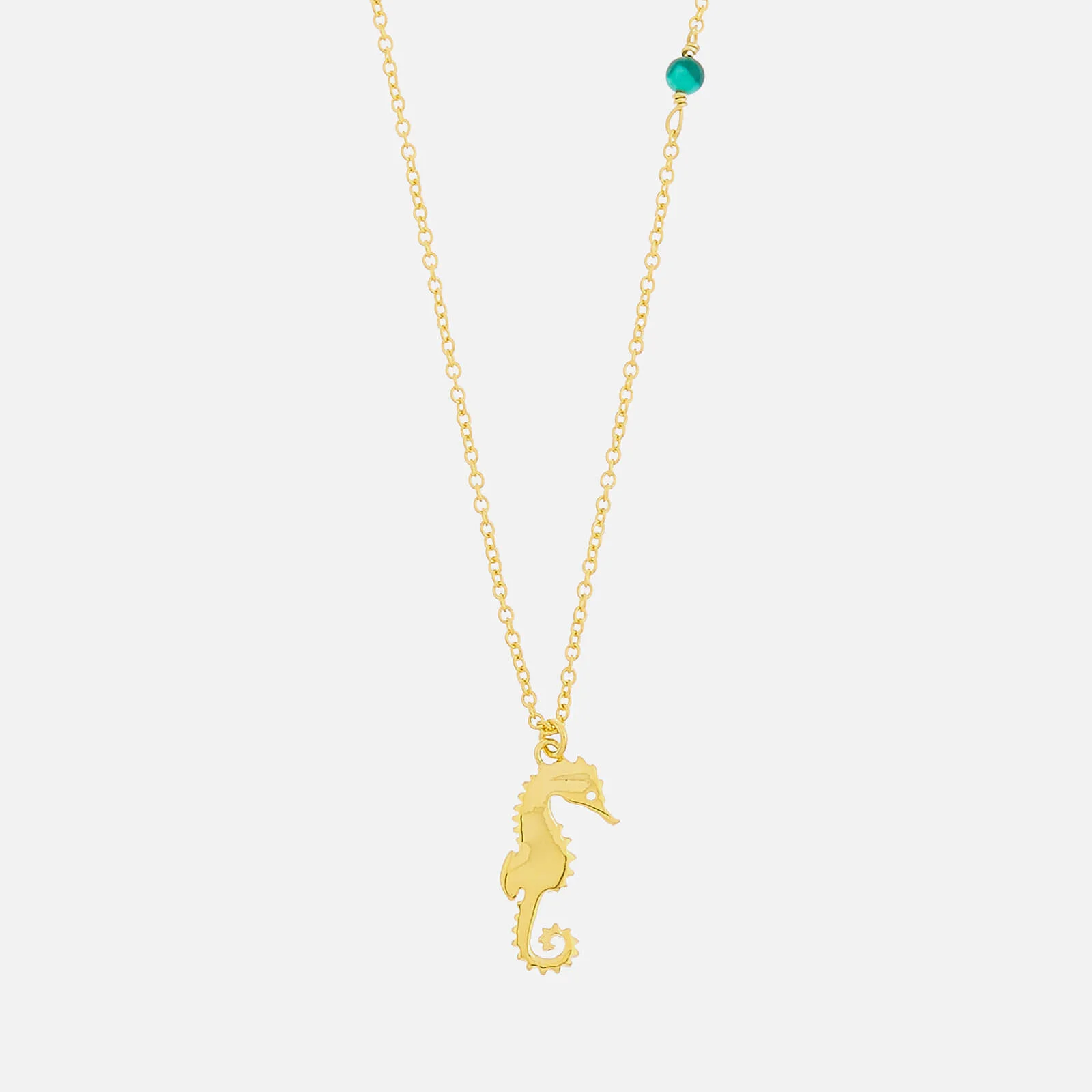 Anni Lu Women's Seahorse Necklace - Gold Image 1