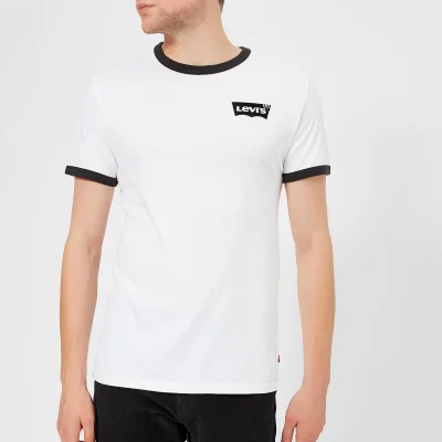 Levi's Men's Housemark Short Sleeve T-Shirt - White/Black