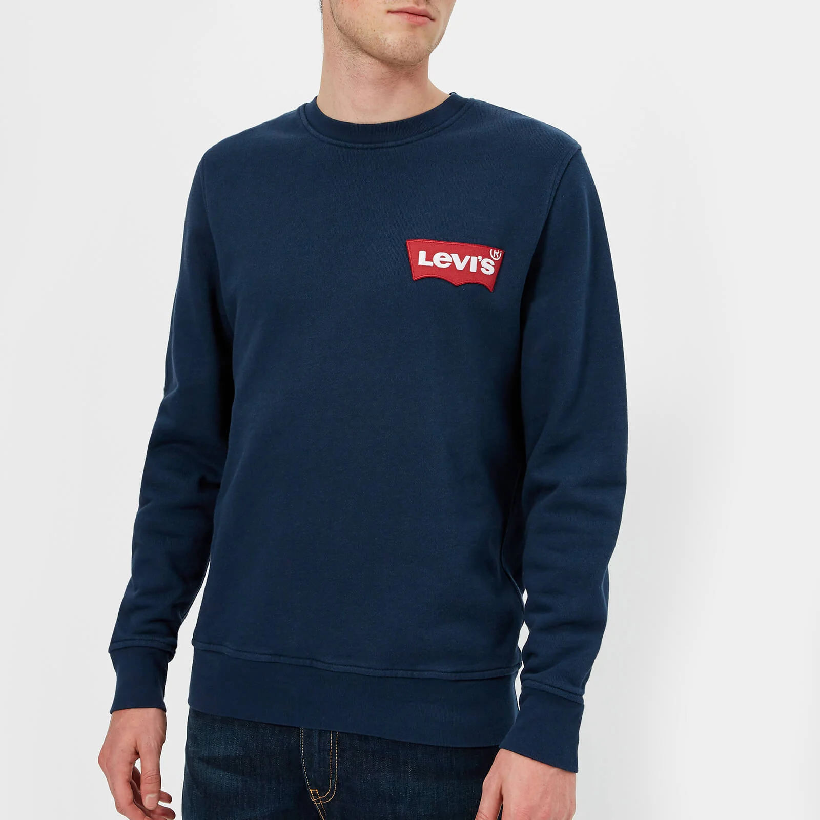Levi's Men's Modern Crew Sweatshirt - Dress Blues Image 1
