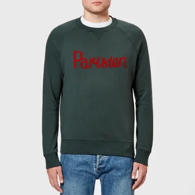 Maison Kitsuné Men's Parisien Sweatshirt - Dark Green
