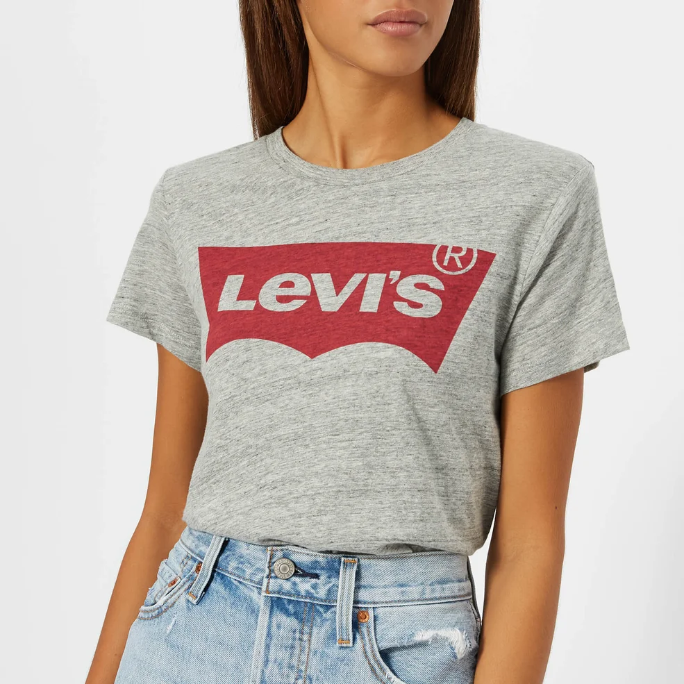 Levi's Women's The Perfect T-Shirt - Smokestack Heather Image 1