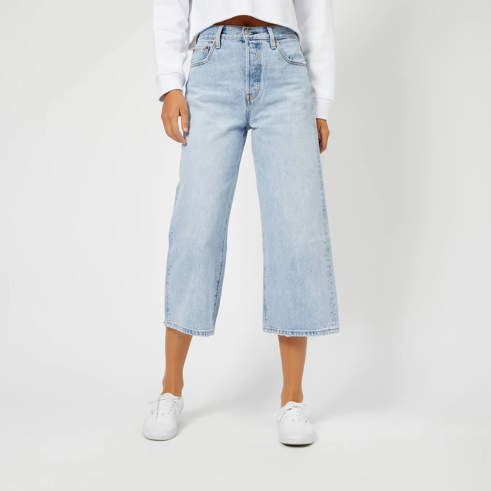 Levi's Women's High Water Wide Leg Jeans - Throwing Shade Image 1