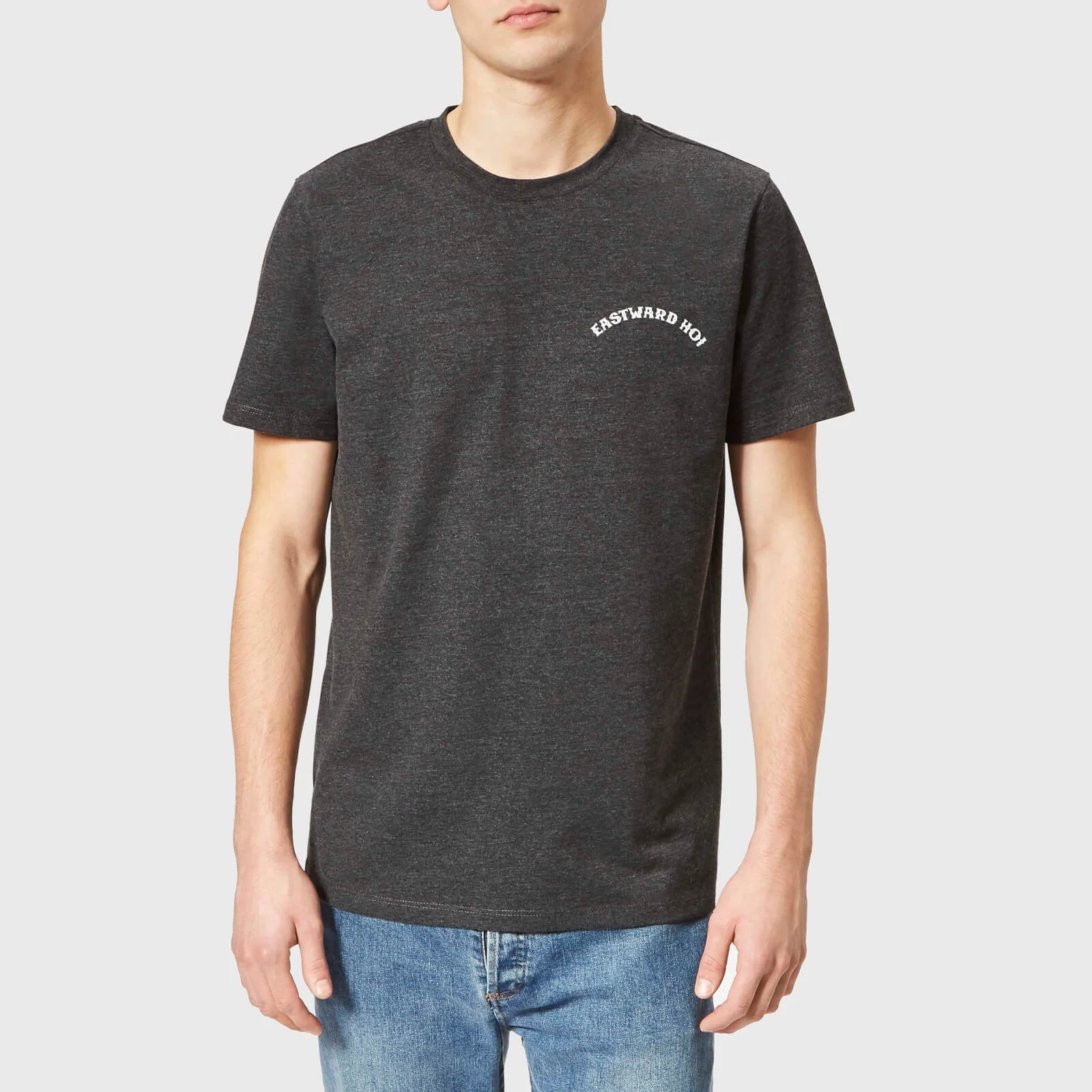 A.P.C. Men's Eastward Oh! T-Shirt - Anthracite Chine Image 1