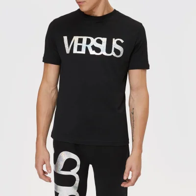 Versus Versace Men's Large Logo T-Shirt - Black