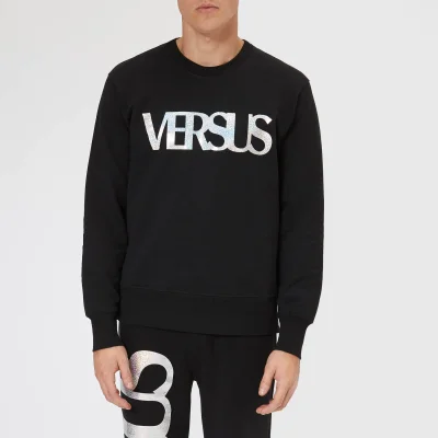 Versus Versace Men's Large Logo Sweatshirt - Black