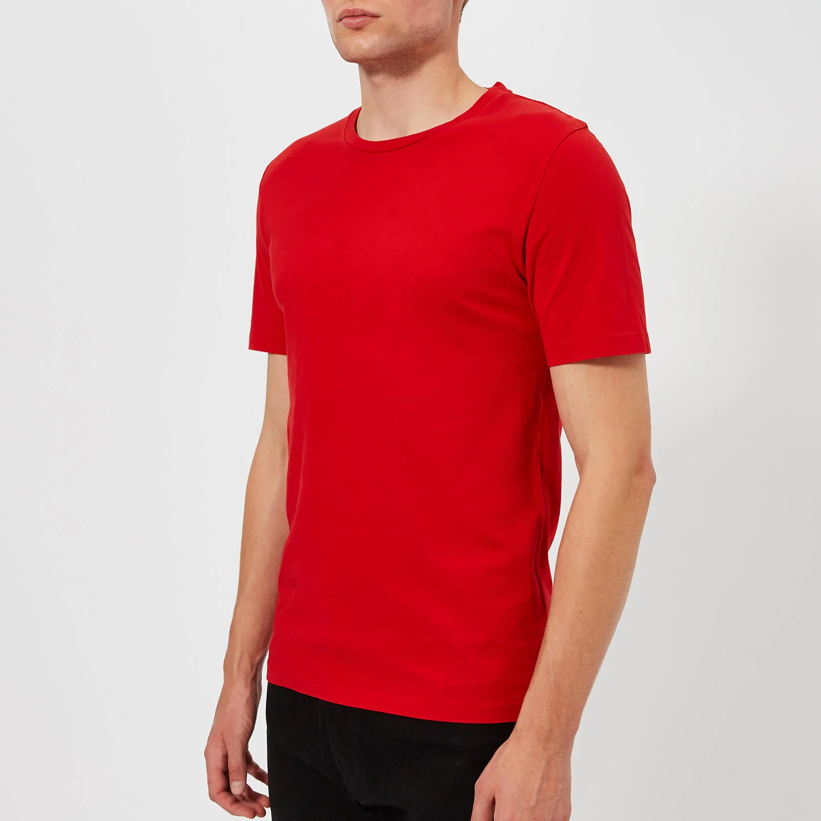 Maison Margiela Men's Garment Dyed T-Shirt - Red Image 1