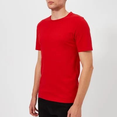 Maison Margiela Men's Garment Dyed T-Shirt - Red