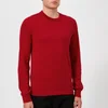 Maison Margiela Men's Elbow Patch 12 Gauge Knitted Jumper - Red - Image 1