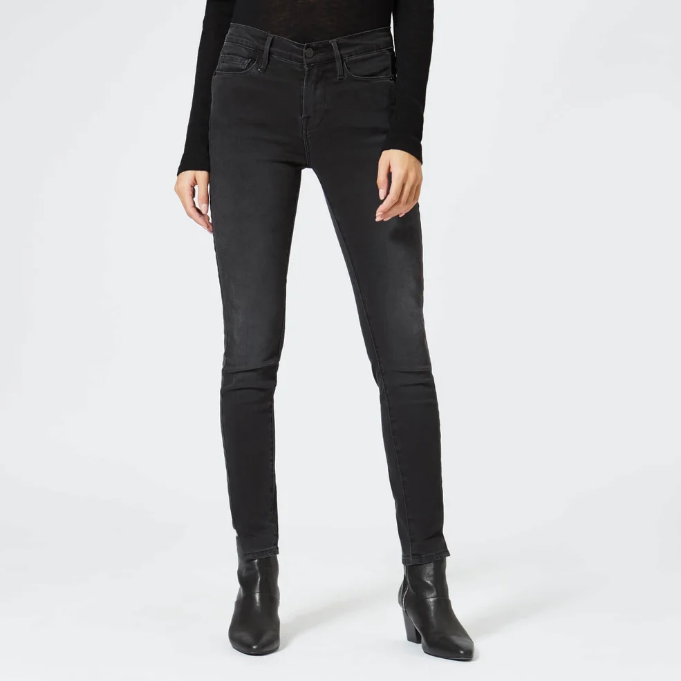 Frame Women's Le Skinny Coated Jeans - Dunlop Coated Tux Image 1