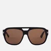 Tom Ford Men's Bachardy Sunglasses - Shiny Black/Roviex - Image 1