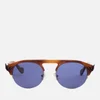 Moncler Men's Clubmaster Sunglasses - Light Brown/Other/Blue - Image 1