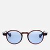 Moncler Men's Round Frame Sunglasses - Dark Brown/Other/Blue - Image 1