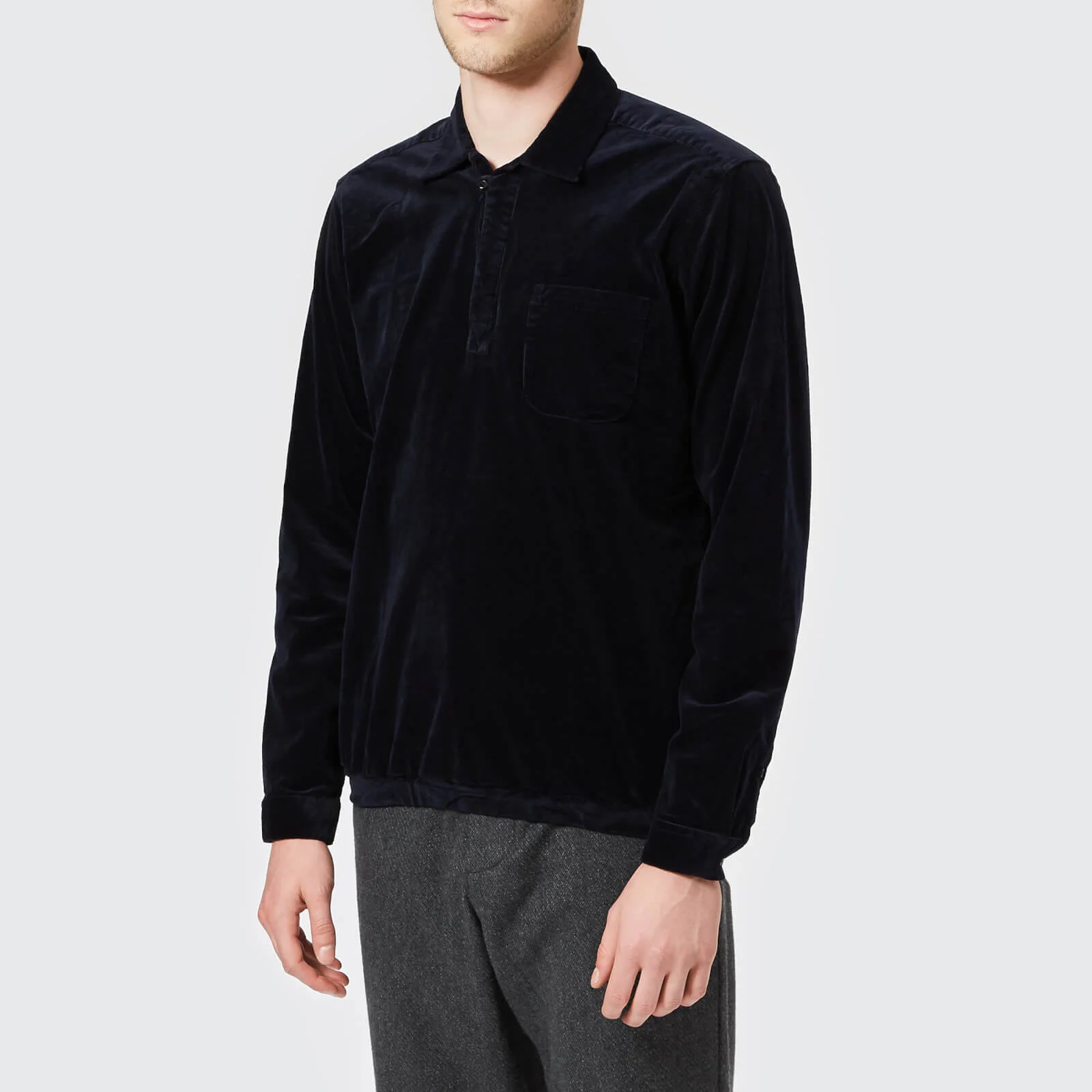 Oliver Spencer Men's Yarmouth Cord Shirt - Navy Image 1