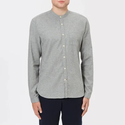 Oliver Spencer Men's Grandad Shirt - Abingdon Grey