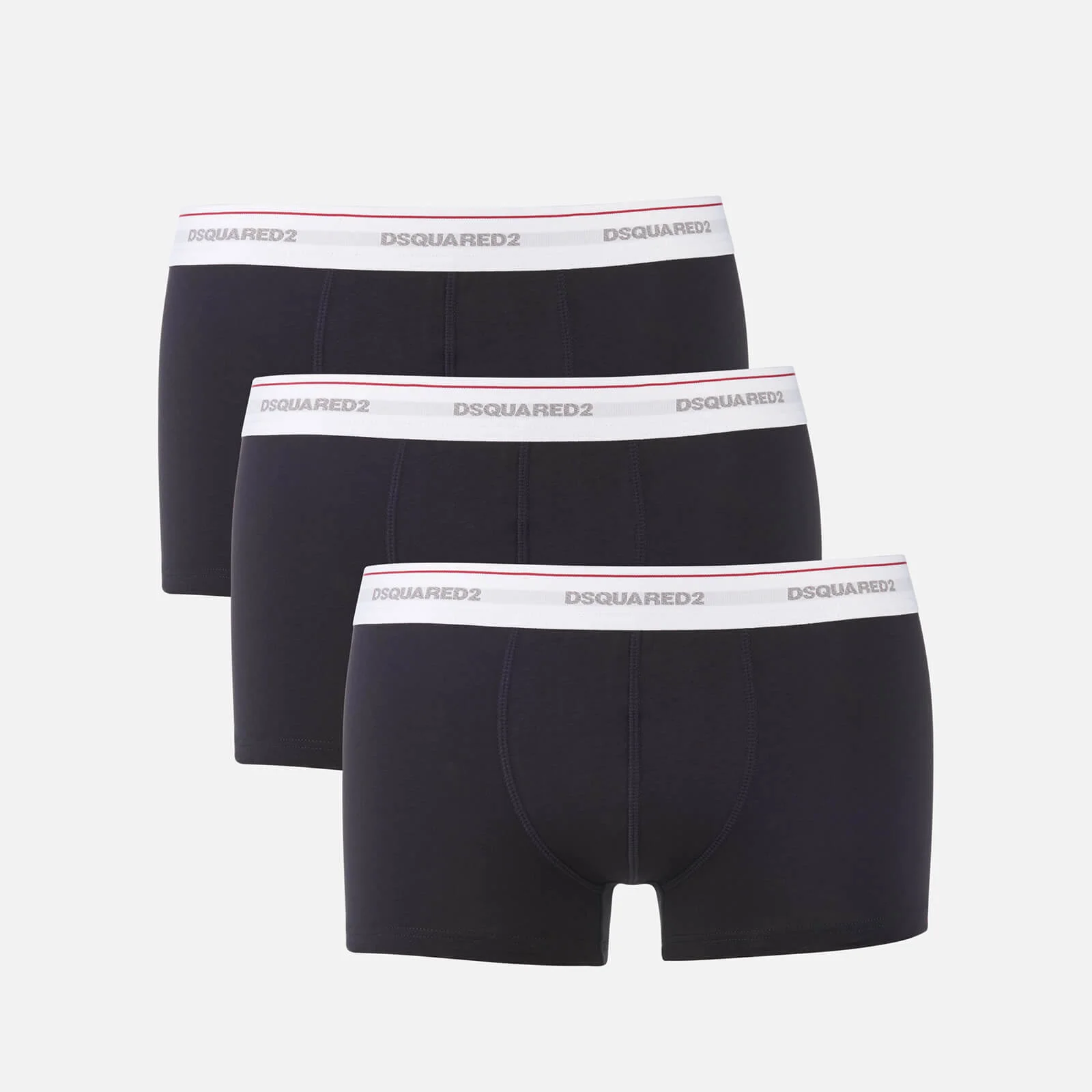 Dsquared2 Men's Triple Pack Trunk Boxer Shorts - Black Image 1