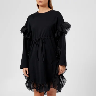 See By Chloé Women's Embellished T-Shirt Dress - Black