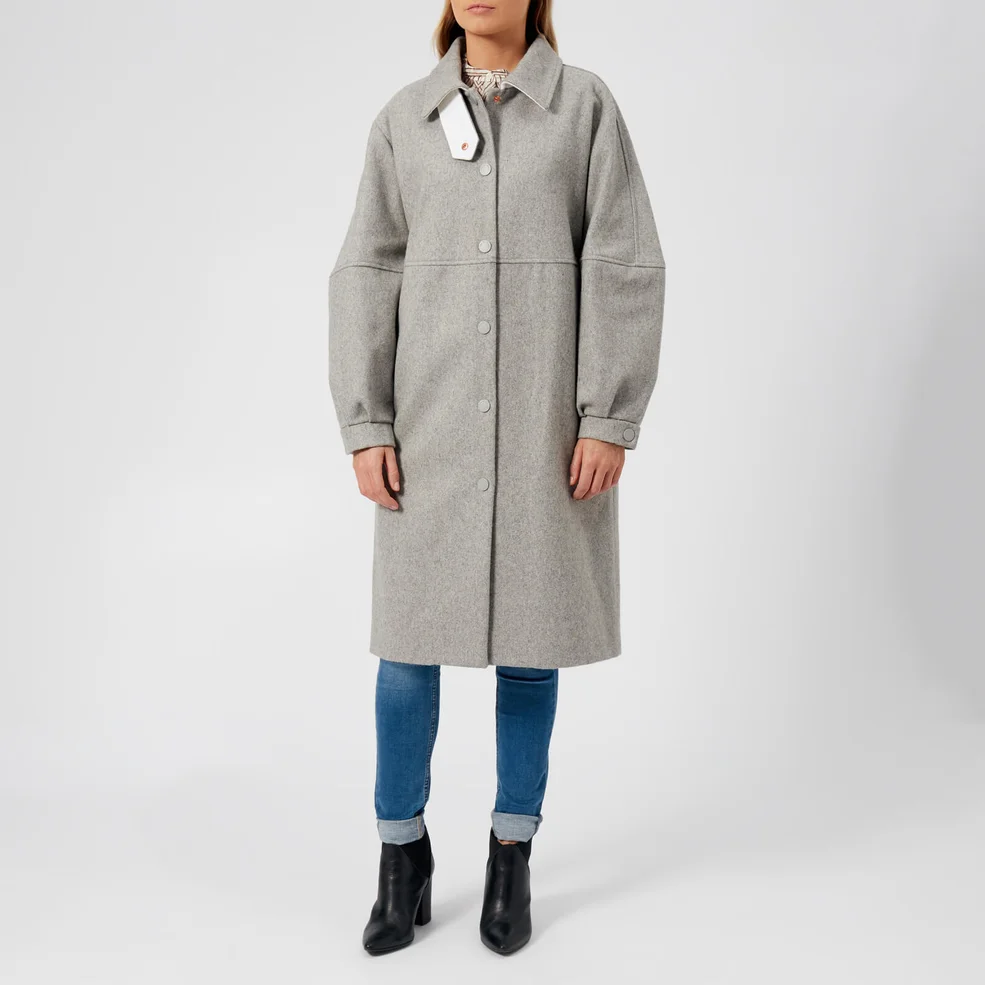 See By Chloé Women's City Wool Coat - Drizzle Grey Image 1