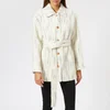 See By Chloé Women's Brushed Wool Coat - White/Black - Image 1