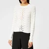 See By Chloé Women's Lace Crochet Knitted Jumper - Crystal White - Image 1