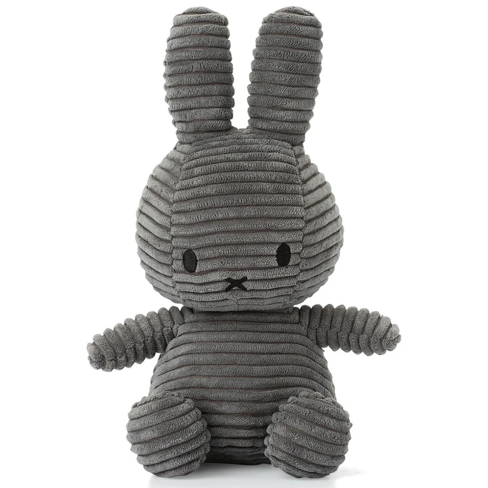 Miffy Sitting Corduroy - Dark Grey Image 1